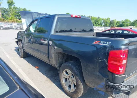2017 Chevrolet Silverado 2Lt из США, поврежденный, VIN 3GCUKREC3HG301971